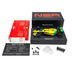 FORMULA 22/26 SENNA TRIBUTE LIVERY #4 LN "REPARTO CORSE" - RACE SETUP FOR PLASTIC TRACKS