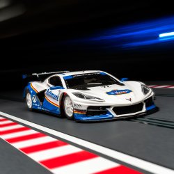 CORVETTE C8.R ROTHMANS LIVERY BLUE #77 SW SHARK 25K EVO