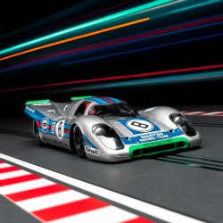 PORSCHE 917K MARTINI BRANDS HATCH 1000KM 1971 #8 ELFORD/REDMAN SW SHARK 21.5K EVO