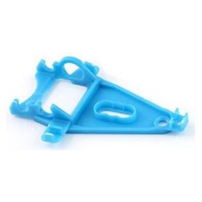 TRIANGULAR SIDEWINDER MOTOR SUPPORT SOFT BLUE EVO w/hole for motor OFFSET 0,75 