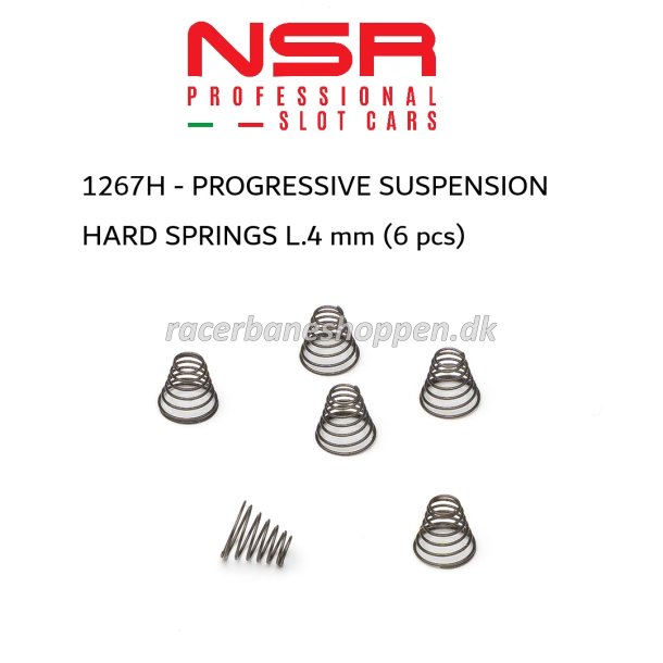 PROGRESSIVE SUSPENSION HARD SPRINGS L.4 mm (6 pcs)