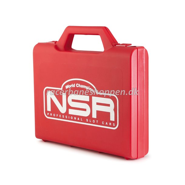 EMPTY MEDIUM RED BAG WITH NEW NSR LOGO w/LEXAN BOX 5 ROOMS