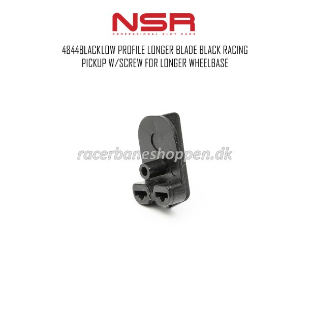 LOW PROFILE LONGER BLADE BLACK RACING PICKUP w/SCREW for longer wheelbase