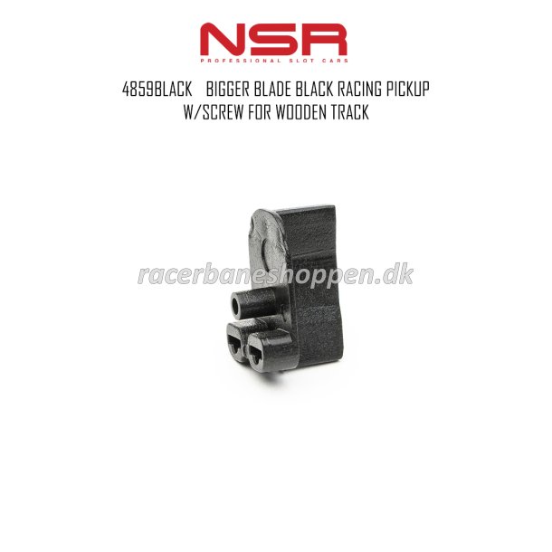 BIGGER BLADE BLACK RACING PICKUP W/SCREW FOR WOODEN TRACK
