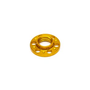 GUIDE NUT FOR ISRA CARS - ULTRA LIGHT & SUPER THIN - YELLOW M5 THREAD - (5 pcs)