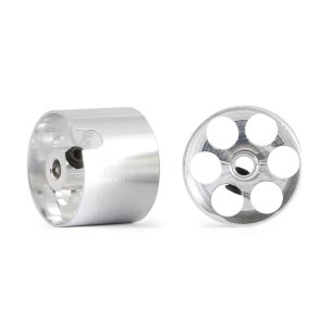 3/32 ALU. WHEELS for sponge 14.7 out dia. x 11mm wide hidden screw! NEW!