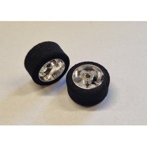 3/32 REAR RTR 21 x 11.5 TRUED SPONGE TIRES NEW BIG dia.Ultraligh hub(2)