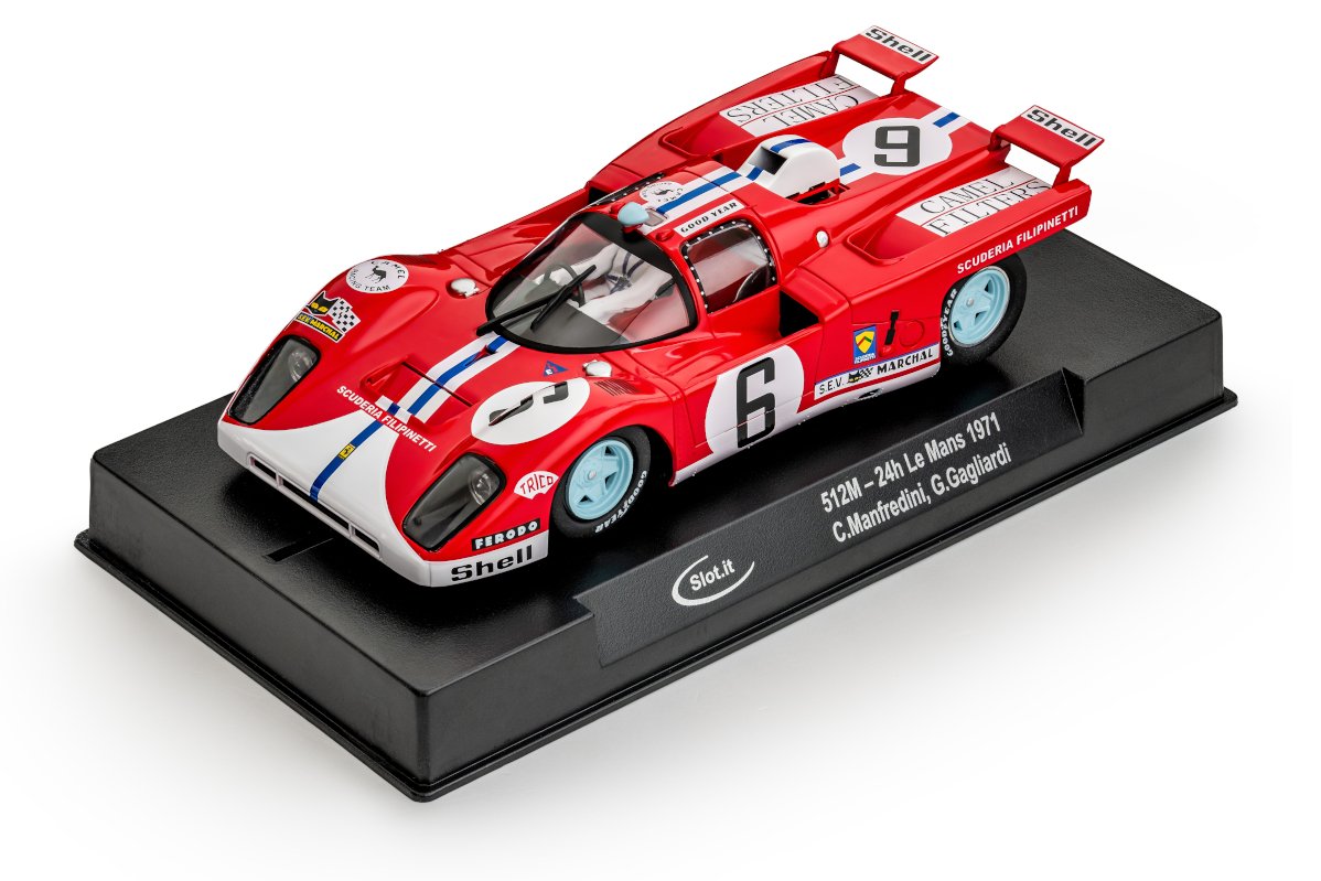 Ferrari 512m #15 Le Mans 1971 Vaccarella Team Montjuich Ch 1002 512lm15
