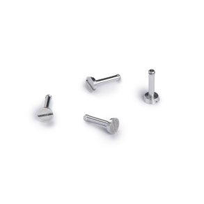 Metric screws M2.2x9mm, ERGAL, chamfered large head (4x)