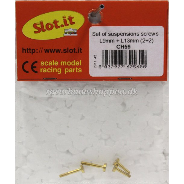 Set of suspension screws L9mm + L13mm (2+2)