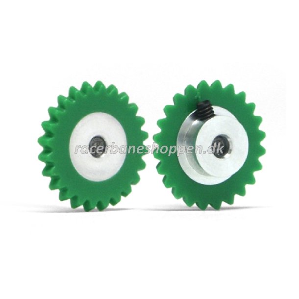 24 teeth gear, hex screw M2, plastic, �15mm