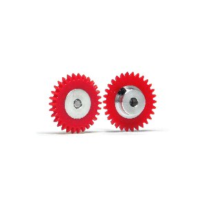 30 teeth, hex screw M2, plastic, 16mm