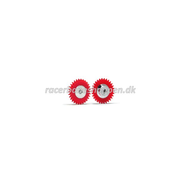 30 teeth, hex screw M2, plastic, 16mm