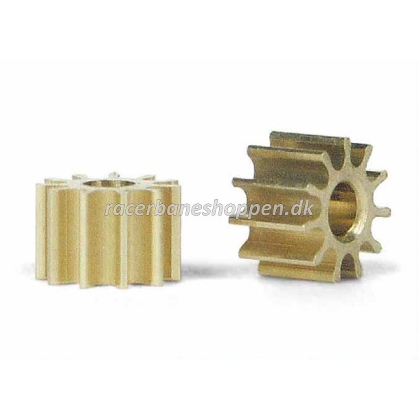Brass pinions 10 teeth 5.5mm (2x)