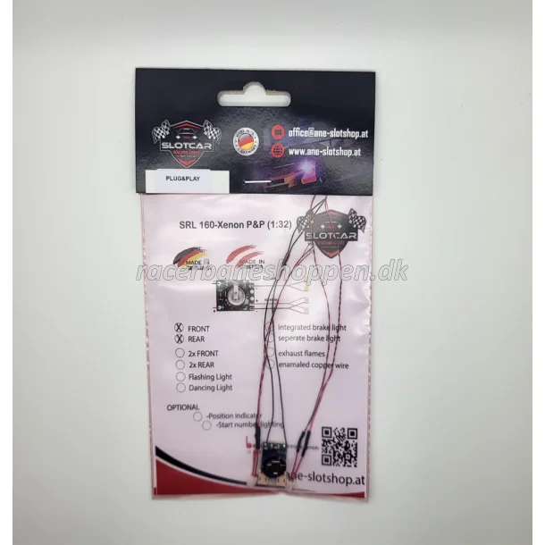 XENON lyskit - 2 front/2 rear RTR - ekstra sm dioder