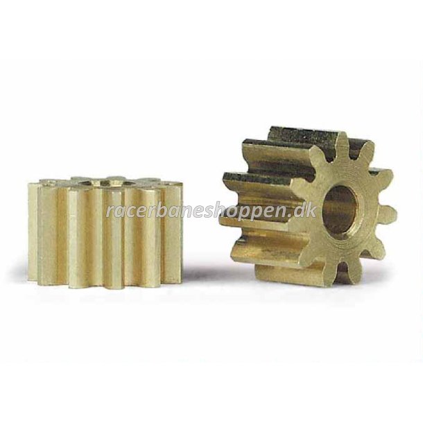 Brass pinions 11 teeth 6.5mm (2x)