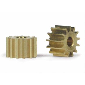 Brass pinions 13 teeth 6.5mm (2x)