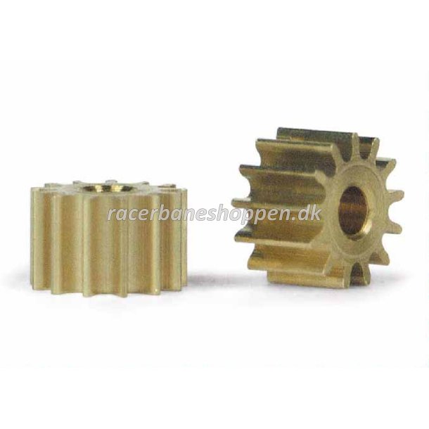 Brass pinions 13 teeth 6.5mm (2x)