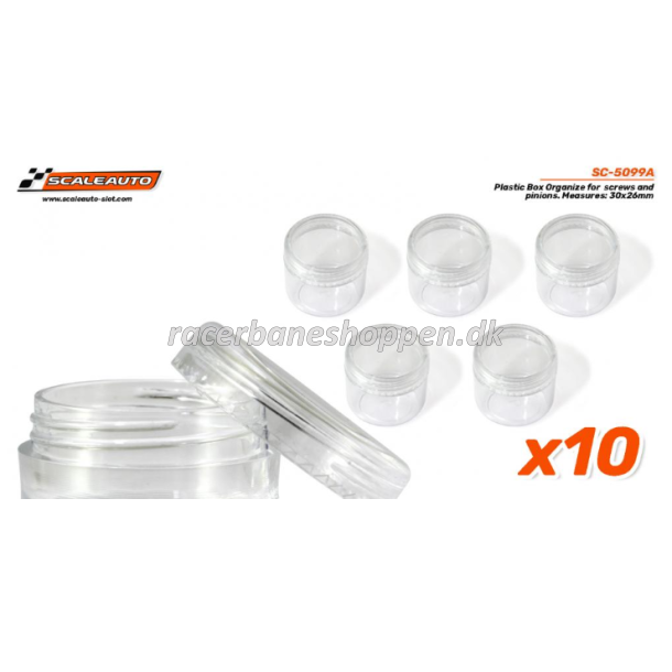 Plastic Box Organize for screws and pinions. Measures: 30x26mm