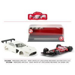 MERCEDES AMG GT3 EVO WHITE KIT INCLUDING MECHANIC AW KING 21K EVO3