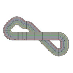 Policar 6.5m track 4 lanes starter set - EU version
