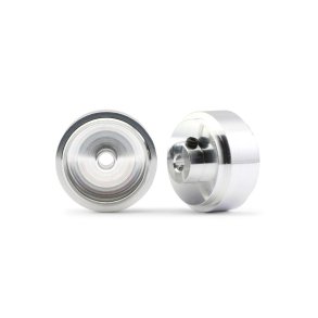 Aluminum 15.8x8.2x2.5mm wheels, M2 grub, (2x) - ex WH1050-Al