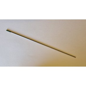 Wolfram Tungsten stang 1,0 mm - 175 mm lang - 2,7 gr.