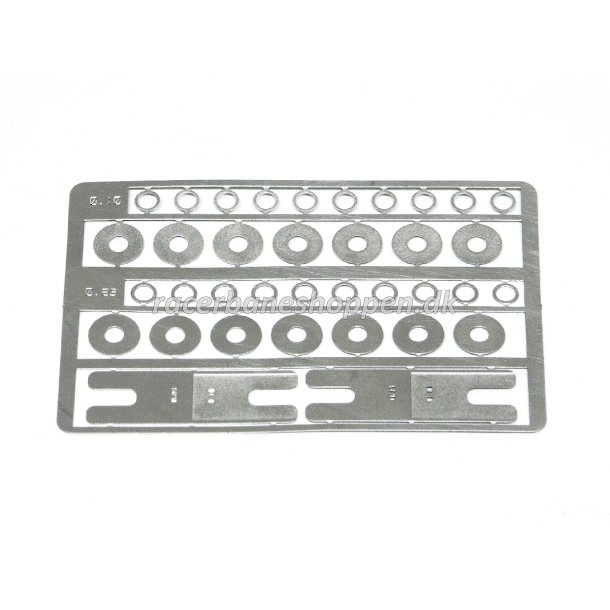 Set of spacers for hubs and bushings - 0.10 / 0.25mm thick