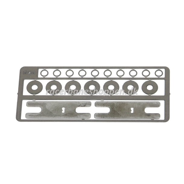 Set of spacers for hubs and bushings - 0.60mm thick