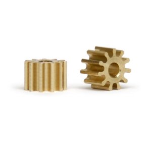 Brass pinions 11 teeth 6mm (2x)