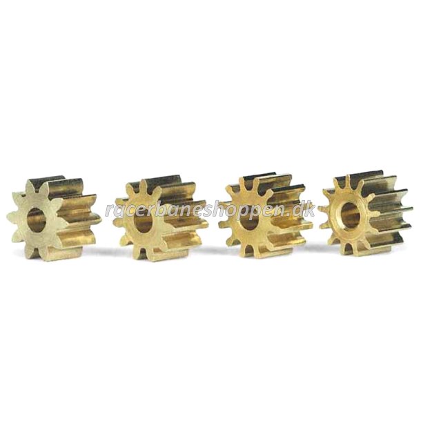 Brass pinions 10+11+12+13 teeth �6.5mm (4x)