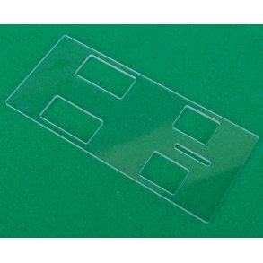 Acryl hylde til transportbox