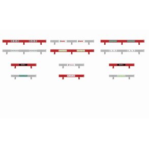 Scalextric Crash Barriers With Stickers