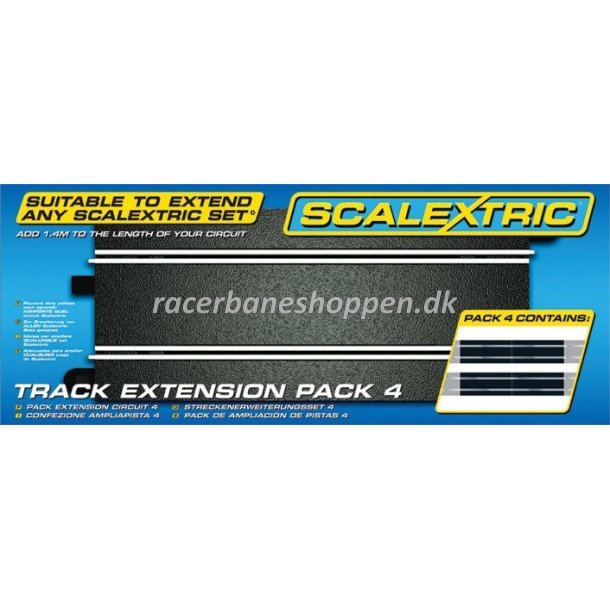 Track Extension Pack 4 - 4 lige skinner