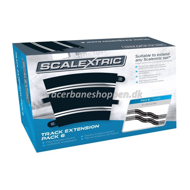 Scalextric Track Extension Pack 6 - 8 x R3 track